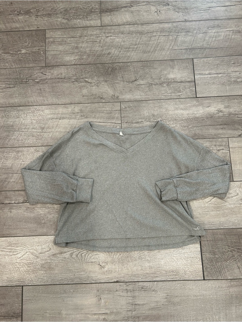 Women's V-Neck Long Sleeve Sleep Knit Top